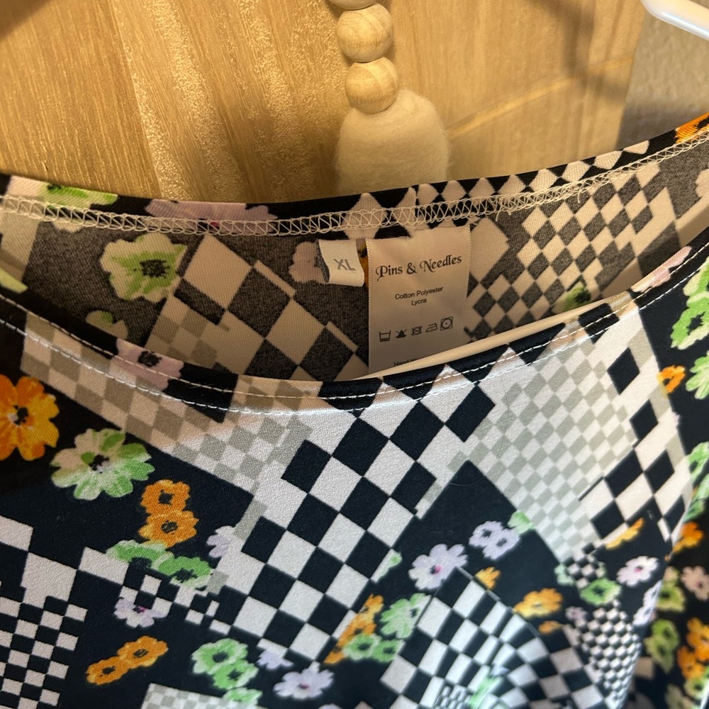 Checkered floral print - Picture 2 of 3
